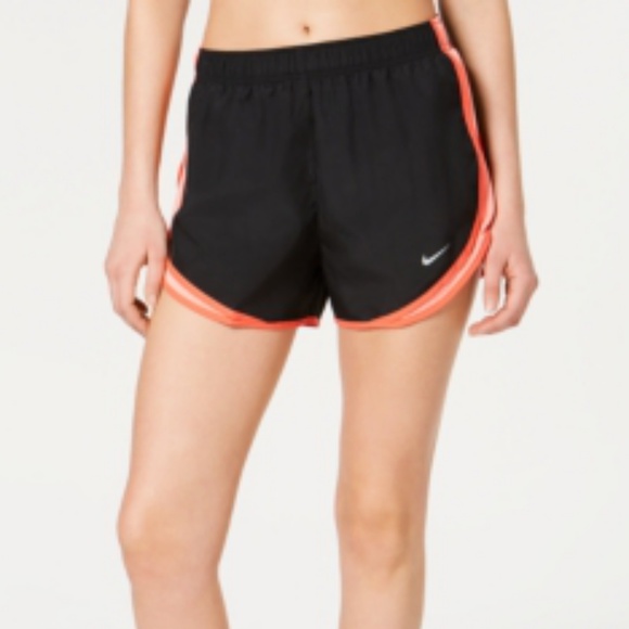 orange nike tempo shorts